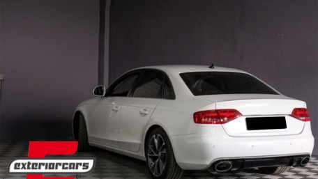 Difuzor zraka & nastavci auspuha RS4 dizajn / AUDI A4 B8.5 limuzina karavan Facelift (2012-2015), ZTAU03