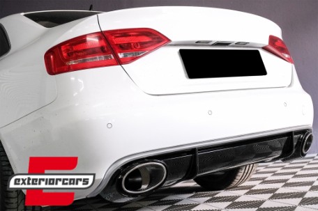 Difuzor zraka & nastavci auspuha RS4 dizajn / AUDI A4 B8.5 limuzina karavan Facelift (2012-2015), ZTAU03