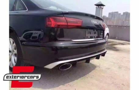 Difuzor zraka & nastavci auspuha RS6 dizajn / Audi A6 4G C7 Facelift (2015-2018), ZTAU15