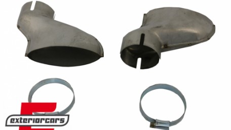 Difuzor zraka & nastavci auspuha RS6 dizajn / Audi A6 C6 4F limuzina karavan (2004-2011), ZTAU12