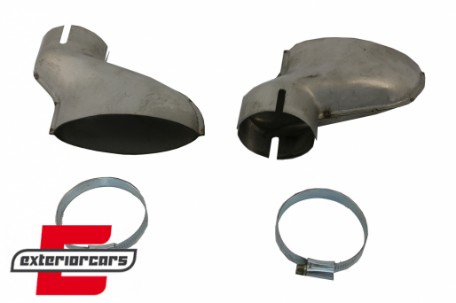 Difuzor zraka & nastavci auspuha RS6 dizajn / Audi A6 C6 4F limuzina karavan (2004-2011), ZTAU12
