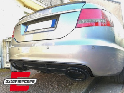 Difuzor zraka & nastavci auspuha RS6 dizajn / Audi A6 C6 4F limuzina karavan (2004-2011), ZTAU12