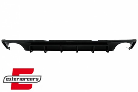 Difuzor zraka & nastavci auspuha RS6 dizajn (piano crna) / Audi A6 C8 4K limuzina karavan (2018-2022), RDAUA64KRS6B