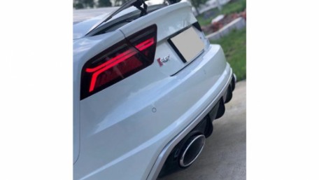 Difuzor zraka & nastavci auspuha RS7 dizajn / Audi A7 4G Facelift (2015-2018), RDAUA74GFSL
