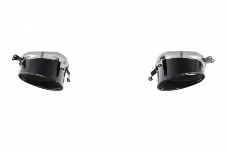 Difuzor zraka & nastavci auspuha RS7 dizajn (crna) / Audi A7 4G (2010-2014), RDAUA74GPB