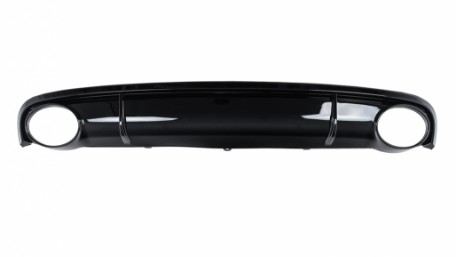 Difuzor zraka & nastavci auspuha RS7 dizajn (crna) / Audi A7 4G (2010-2014), RDAUA74GPB