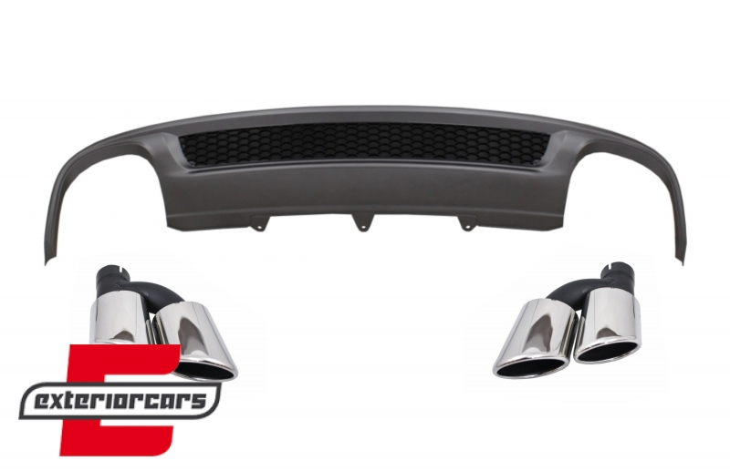 Difuzor zraka & nastavci auspuha S-line dizajn / Audi A4 B8 Facelift (2012-2015) limuzina karavan, CORDAUA4B8S4FNTY
