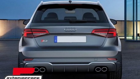 Difuzor zraka & nastavci auspuha S3 dizajn / Audi A3 8V Facelift (2016-2019) Hatchback Sportback, CORDAUA38VFHSTY