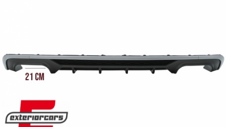 Difuzor zraka & nastavci auspuha S3 dizajn / Audi A3 8V Facelift Hatchback Sportback (2016-2019), CORDAUA38VFHNTY