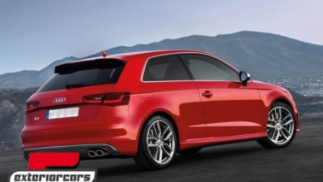 Difuzor zraka & nastavci auspuha S3 dizajn / Audi A3 8V Hatchback Sportback (2012-2015), CORDAUA38VHT