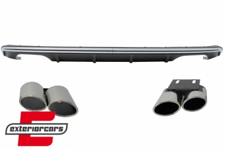 Difuzor zraka & nastavci auspuha S3 dizajn / Audi A3 8V Hatchback Sportback (2012-2015), CORDAUA38VHTY