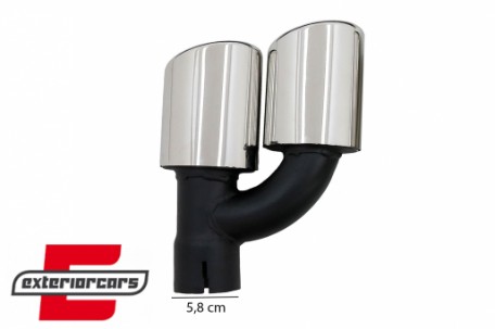 Difuzor zraka & nastavci auspuha S4 dizajn / Audi A4 B9 8W Facelift (2020-2024), RDAUA4B9FSB