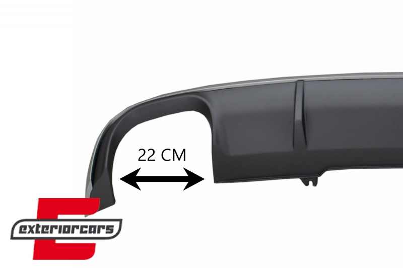 Difuzor zraka & nastavci auspuha S4 dizajn / Audi A4 B9 8W limuzina karavan (2016-2018), CORDAUA4B9S4TY