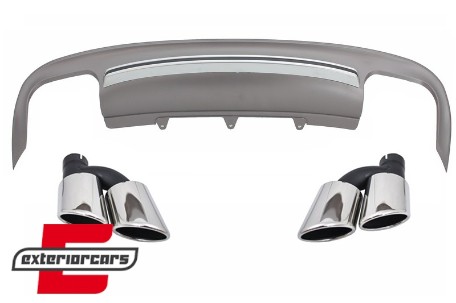 Difuzor zraka & nastavci auspuha S5 dizajn / Audi A5 8T Sportback Standard Facelift (2012-2016), CORDAUA58TS54DF