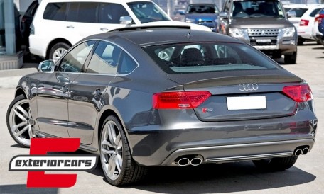 Difuzor zraka & nastavci auspuha S5 dizajn / Audi A5 8T Sportback Standard Facelift (2012-2016), CORDAUA58TS54DF