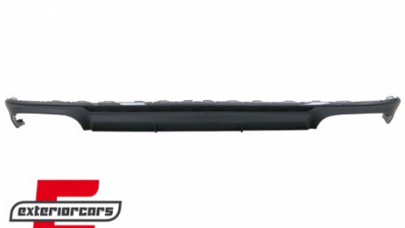 Difuzor zraka & nastavci auspuha S6 dizajn (mat crna) / Audi A6 C8 4K limuzina karavan (2018-2022), RDAUA64KN