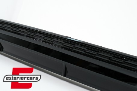 Difuzor zraka & nastavci auspuha S6 dizajn (piano crna) / Audi A6 C8 4K limuzina karavan (2018-2022), RDAUA64KS6B