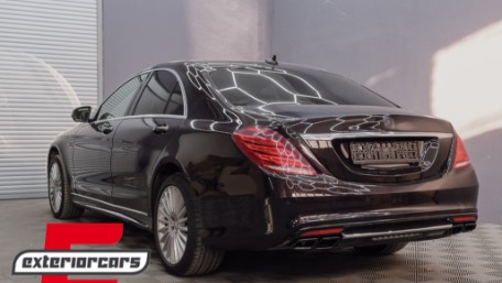 Difuzor zraka & nastavci auspuha S63 AMG dizajn / Mercedes S-klasa W222 Sport Line paket (2013-06.2017), CORDMBW222S63N