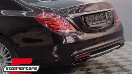 Difuzor zraka & nastavci auspuha S63 AMG dizajn / Mercedes S-klasa W222 Sport Line paket (2013-06.2017), CORDMBW222S63N