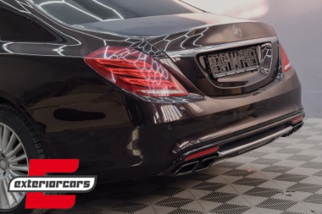 Difuzor zraka & nastavci auspuha S63 AMG dizajn / Mercedes S-klasa W222 Sport Line paket (2013-06.2017), CORDMBW222S63N