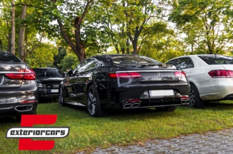 Difuzor zraka & nastavci auspuha S63 AMG Facelift dizajn / Mercedes S-klasa C217 Coupe (2014-2020), RDMBC217AMGS63B