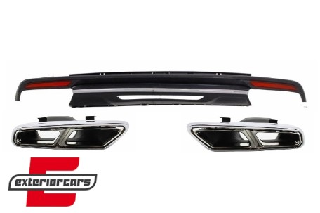 Difuzor zraka & nastavci auspuha S65 AMG dizajn / Mercedes S-klasa W222 Sport Line (2013-06.2017), CORDMBW222S65