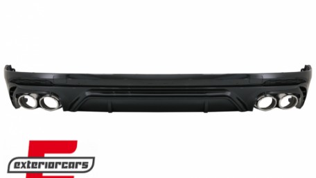 Difuzor zraka & nastavci auspuha SQ5 dizajn (chrome) / Audi Q5 SUV FY S-Line (2018-2020), RDAUQ5FYSQ5S