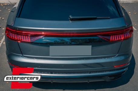Difuzor zraka & nastavci auspuha SQ8 dizajn (chrome) / Audi Q8 S-Line (2018-), RDAUQ8S