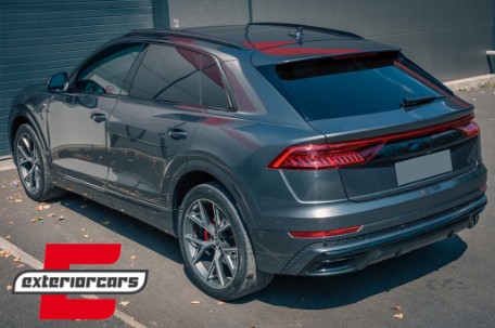 Difuzor zraka & nastavci auspuha SQ8 dizajn (chrome) / Audi Q8 S-Line (2018-), RDAUQ8S