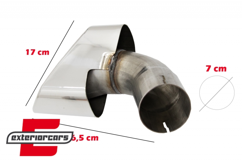 Difuzor zraka & nastavci auspuha V8 M paket dizajn / BMW X6 F16 (2014-2019), RDBMX6F16