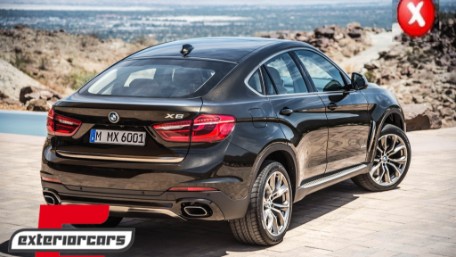 Difuzor zraka & nastavci auspuha V8 M paket dizajn / BMW X6 F16 (2014-2019), RDBMX6F16