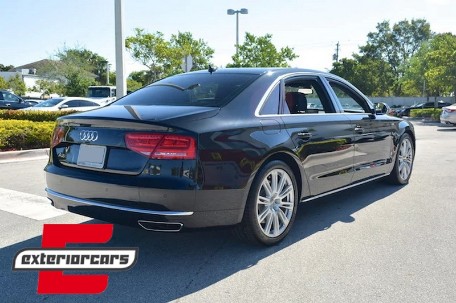 Difuzor zraka & nastavci auspuha W12 dizajn / Audi A8 D4 (2010-2014), RDAUA8D4W12