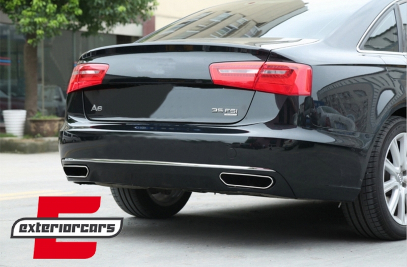 Difuzor zraka & nastavci auspuha W12 Facelift dizajn / Audi A6 4G (2010-2014), 41465