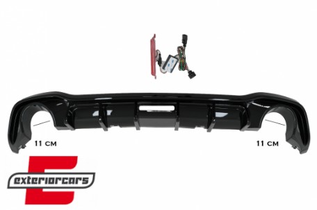Difuzor zraka (piano crna) / VW Golf 8 Hatchback Mk8 MQB (2020-), RDVWG8