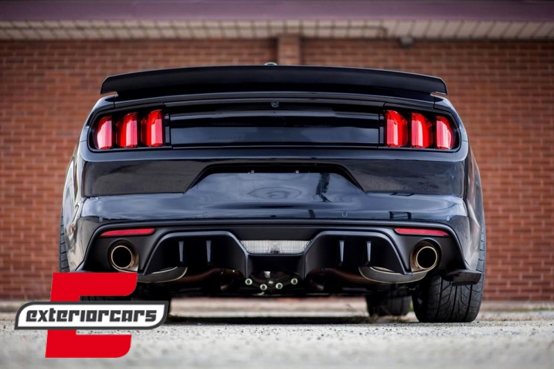 Difuzor zraka RTR dizajn (mat crna) / Ford Mustang Mk6 VI (2015-2017), RDPFMU