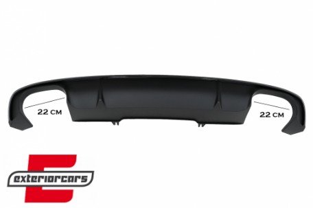 Difuzor zraka S4 dizajn (crna) / Audi A4 B9 8W limuzina karavan (2016-2018), RDAUA4B9S4BSL