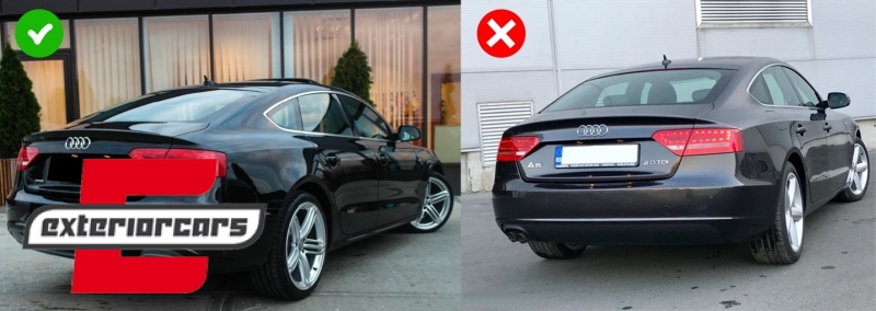 Difuzor zraka S5 dizajn / AUDI A5 8T 4V Sportback S-Line (2007-2011), RDAUA58TS54D