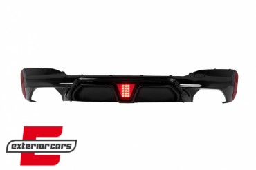 Difuzor zraka sa LED M5 CS dizajn (piano crna) / BMW serije 5 G30 G31 limuzina karavan (2017-2023), RDBMG30M5LED