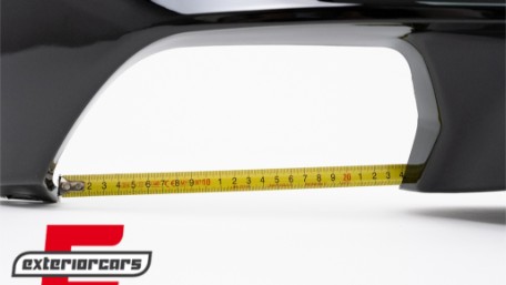 Difuzor zraka sa LED M5 CS dizajn (piano crna) / BMW serije 5 G30 G31 limuzina karavan (2017-2023), RDBMG30M5LED