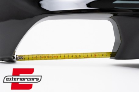 Difuzor zraka sa LED M5 CS dizajn (piano crna) / BMW serije 5 G30 G31 limuzina karavan (2017-2023), RDBMG30M5LED