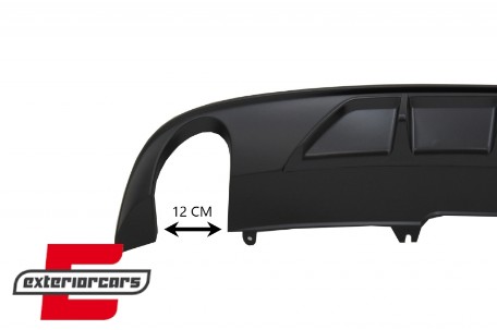 Difuzor zraka Sport dizajn (crna) / Audi A4 B9 8W limuzina karavan (2016-2018), RDAUA4B9SB
