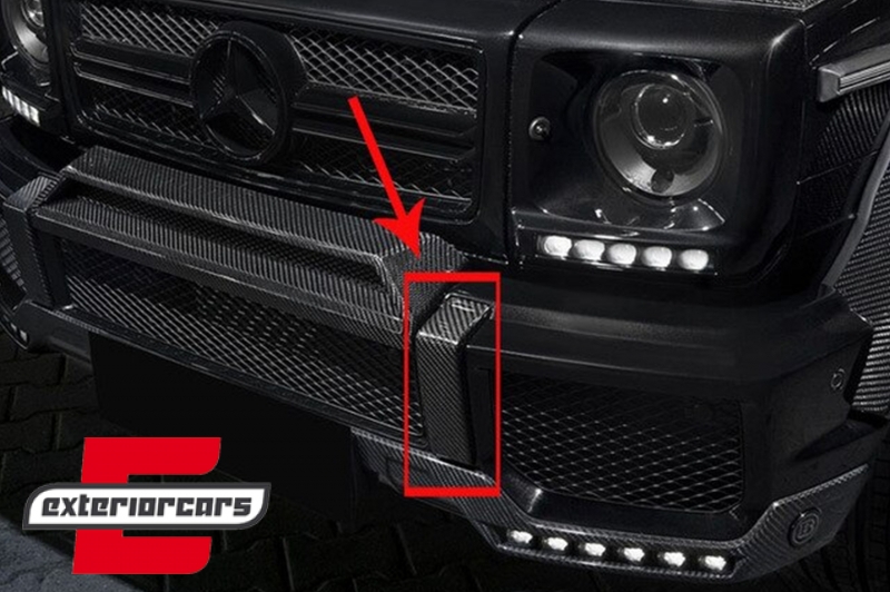Dijelovi prednjeg branika AMG dizajn (pravi carbon) / Mercedes G-klasa W463 (1989-2017), CCFBMBW463AMGCF