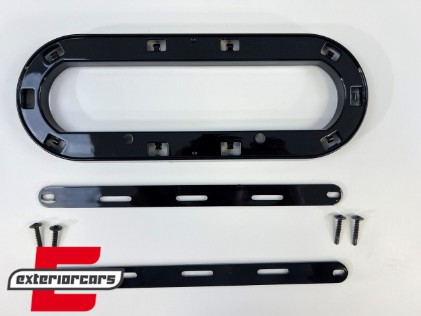 Držač emblema za Audi masku (piano crna) / Audi A1 A3 A4 A5 A6, 53853605JOM