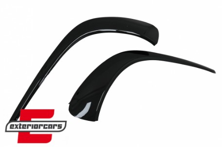 Flapovi prednjeg branika (piano crna) / Mercedes CLA C118 X118 Sport Line (2019-05.2023), GCP-118250