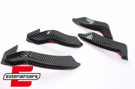Flapovi prednjeg branika Quattro RS5 dizajn (karbonski premaz) / Audi A5 F5 (2017-2019), FBSPAUA5F5CF