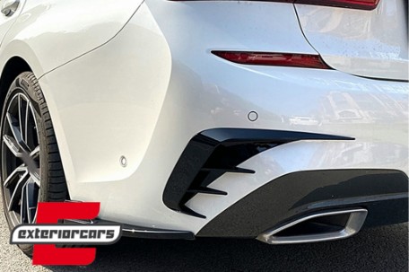 Flapovi stražnjeg branika (piano crna) / BMW serije 3 G20 G21 G28 M-Sport (2018-), RBSPBMG20MT2