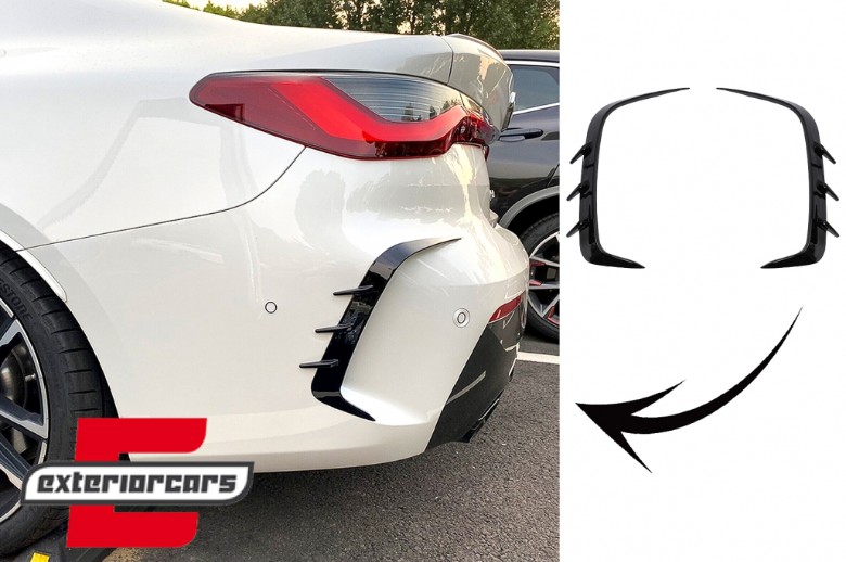 Flapovi stražnjeg branika (piano crna) / BMW serije 4 G22 Coupe (2020-), RBSPBMG22M