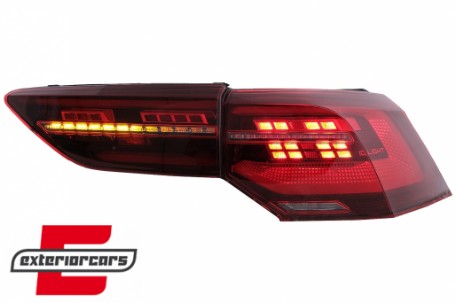 Full LED IQ Light stražnja svjetla SEQ žmigavci (crvena) / VW Golf VIII Hatchback Mk8 MQB (2020-2024), LDVWV2