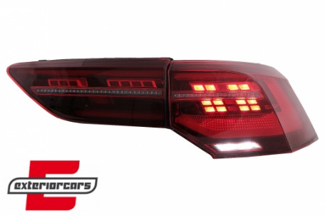 Full LED IQ Light stražnja svjetla SEQ žmigavci (crvena) / VW Golf VIII Hatchback Mk8 MQB (2020-2024), LDVWV2