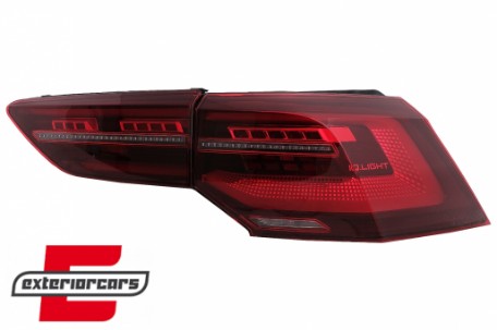 Full LED IQ Light stražnja svjetla SEQ žmigavci (crvena) / VW Golf VIII Hatchback Mk8 MQB (2020-2024), LDVWV2